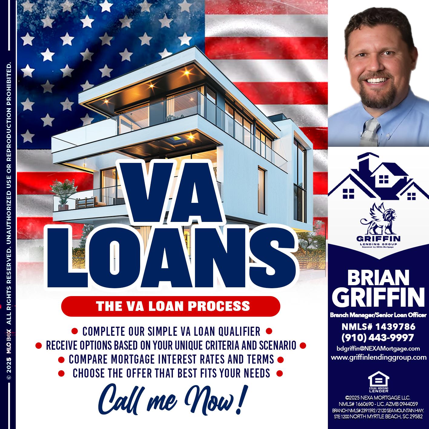 VA LOANS - Brian Griffin -Senior Mortgage Consultant