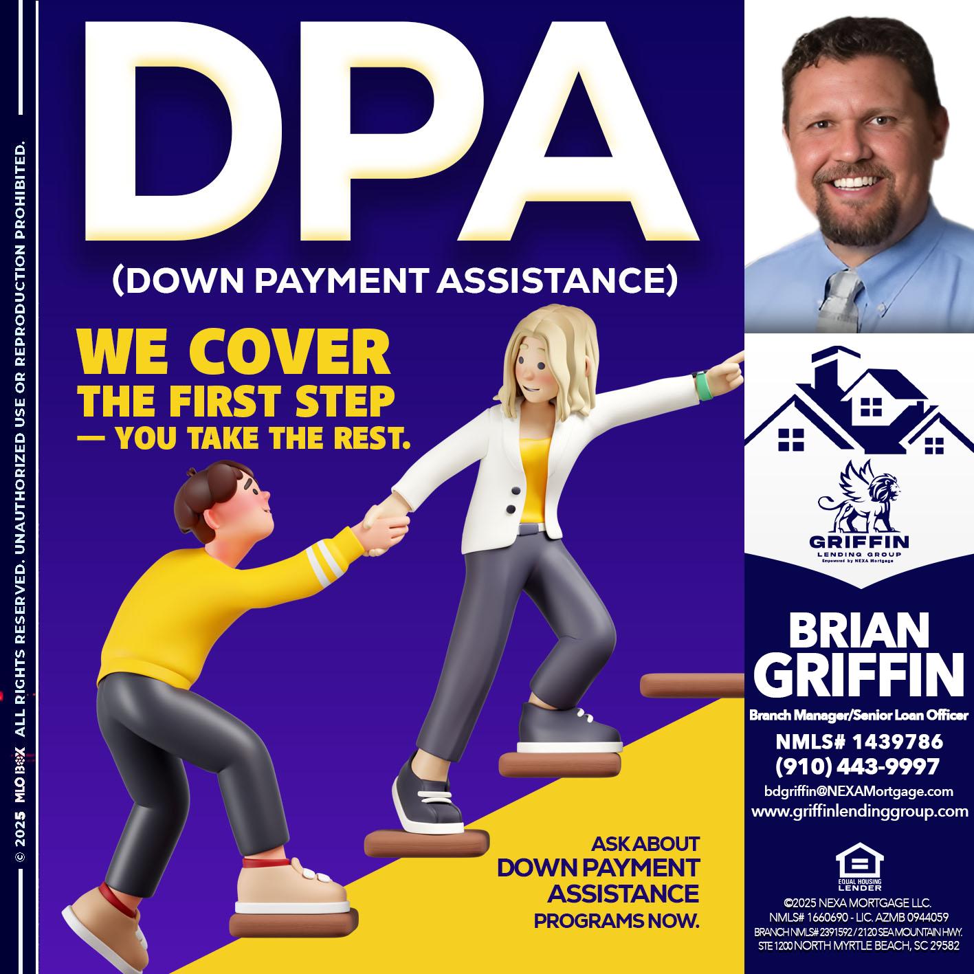 DPA LOANS - Brian Griffin -Senior Mortgage Consultant
