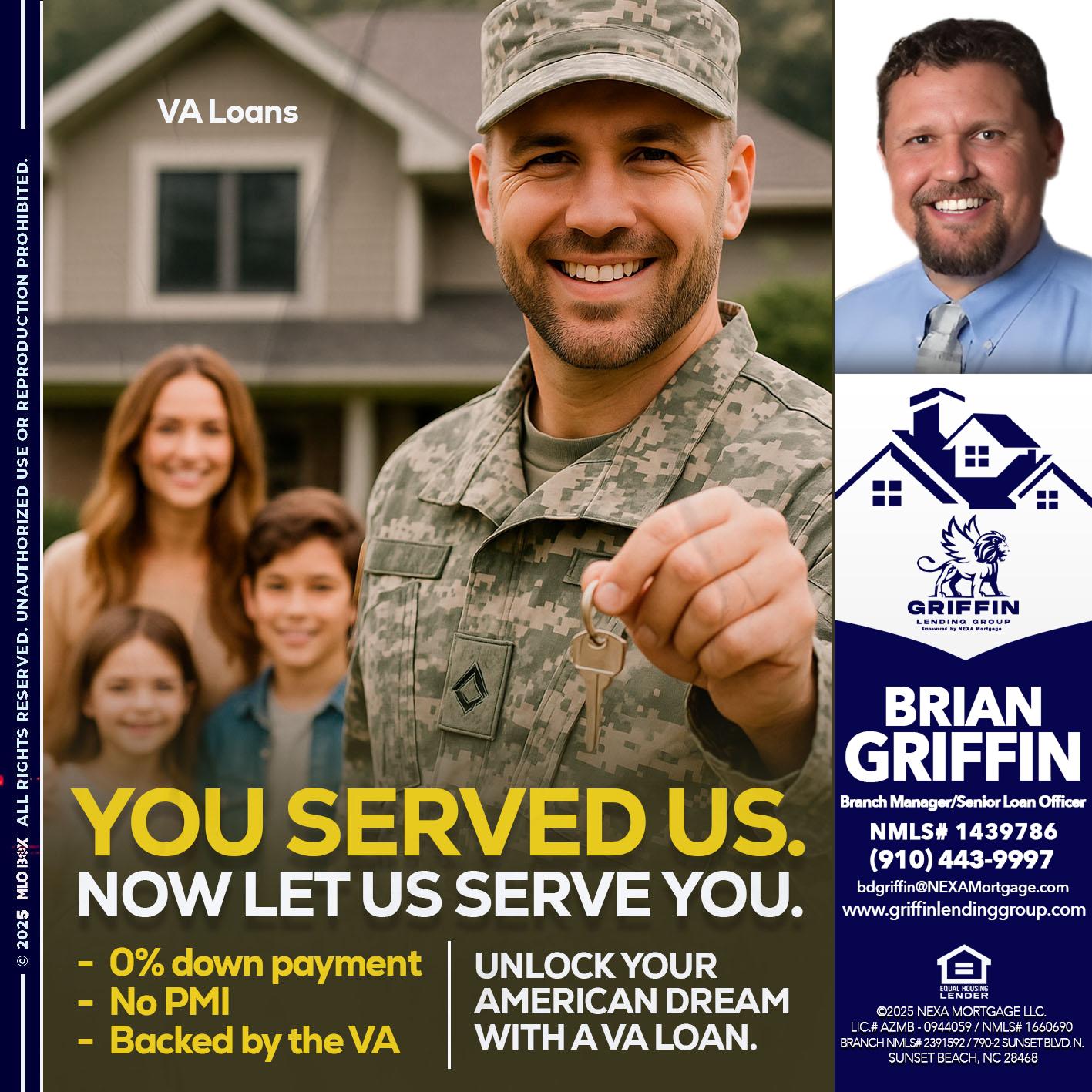 YOU DESERVED - Brian Griffin -Senior Mortgage Consultant