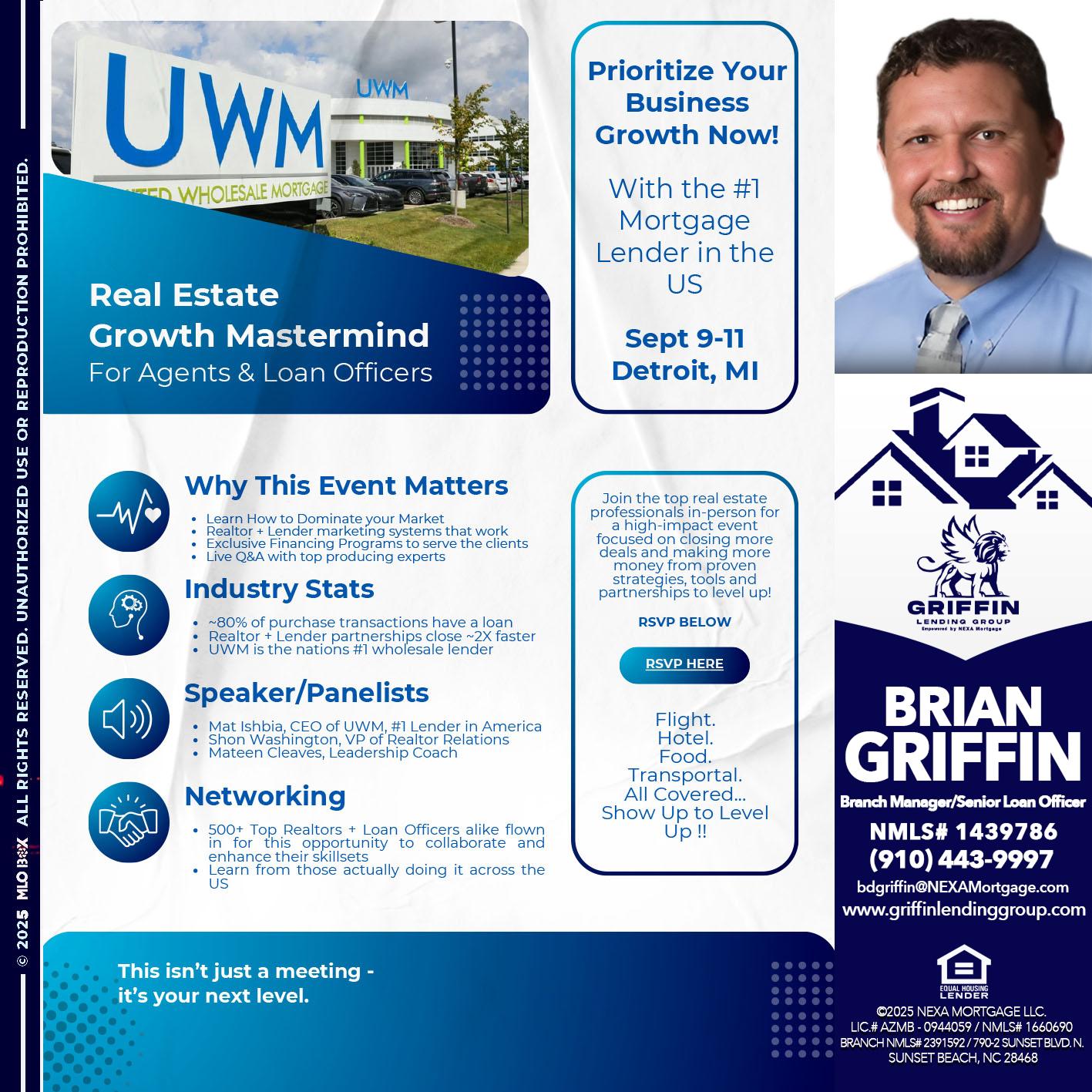 DETROIT TRIP - Brian Griffin -Senior Mortgage Consultant