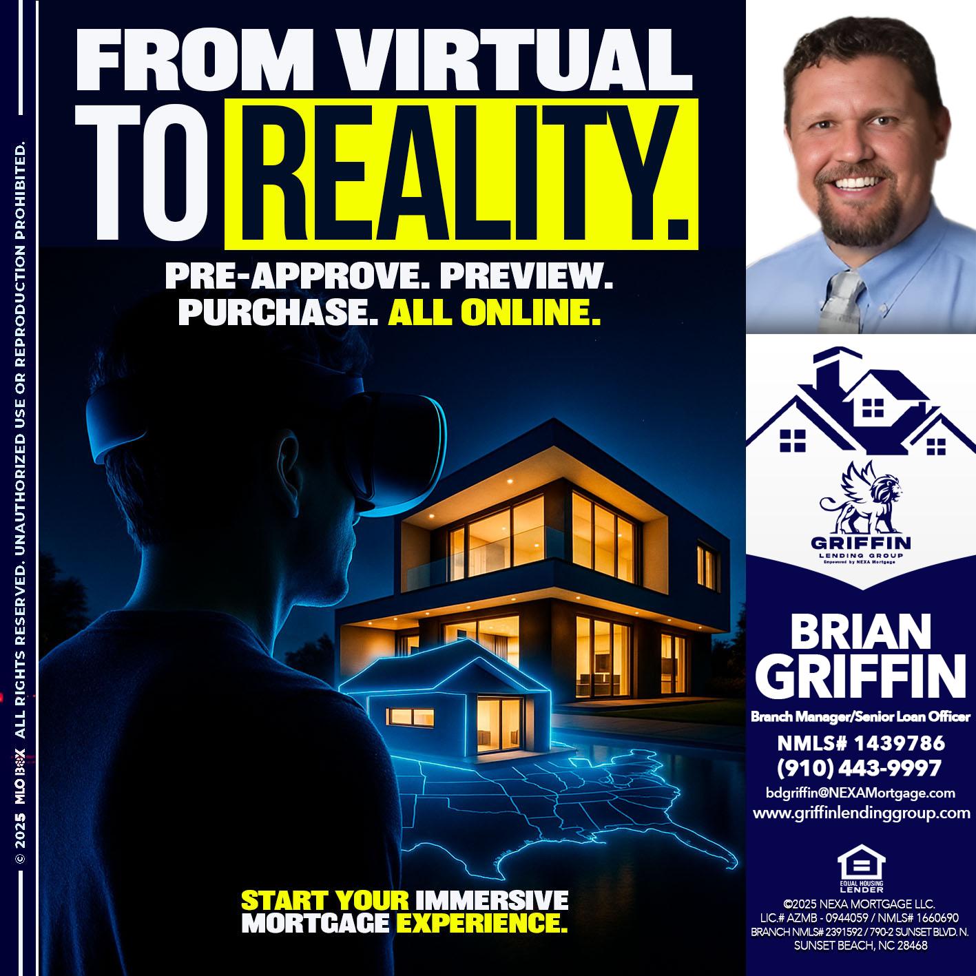 FROM VIRTUAL - Brian Griffin -Senior Mortgage Consultant