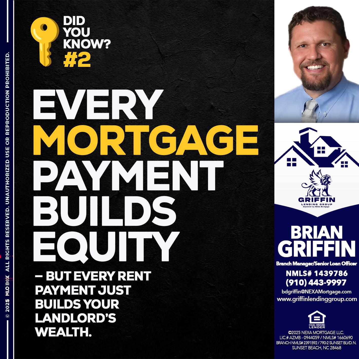 DID YOU KNOW? - Brian Griffin -Senior Mortgage Consultant