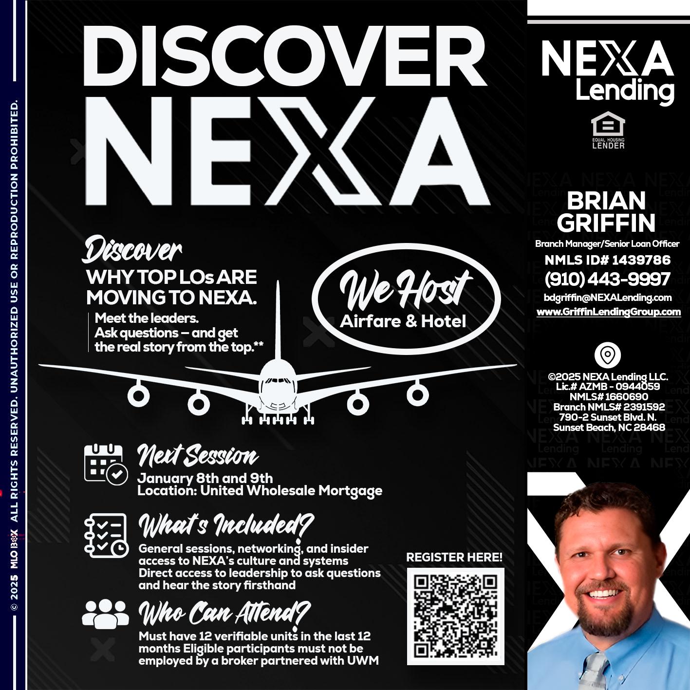 DISCOVER NEXA - Brian Griffin -Senior Mortgage Consultant