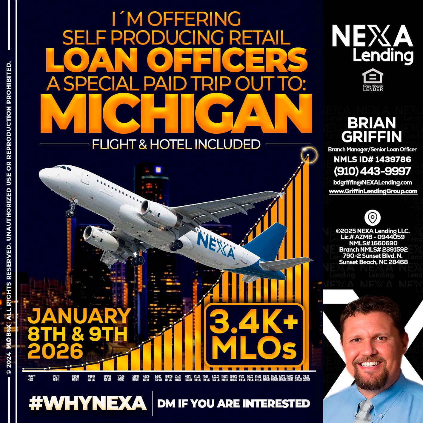 MICHIGAN TRIP - Brian Griffin -Senior Mortgage Consultant