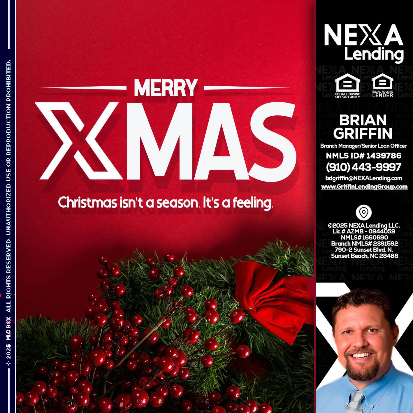 merry xmas - Brian Griffin -Senior Mortgage Consultant