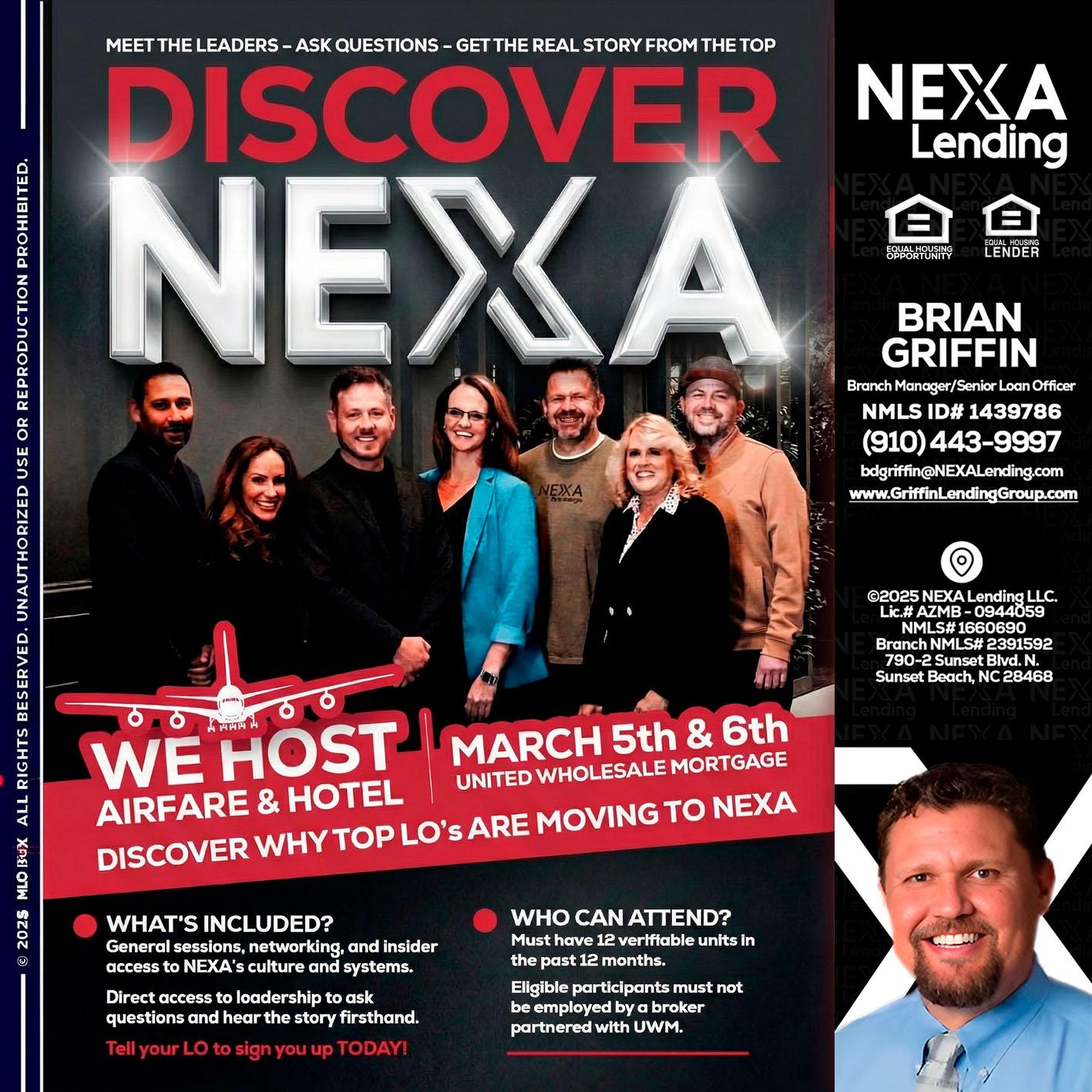 DISCOVER NEXA - Brian Griffin -Senior Mortgage Consultant