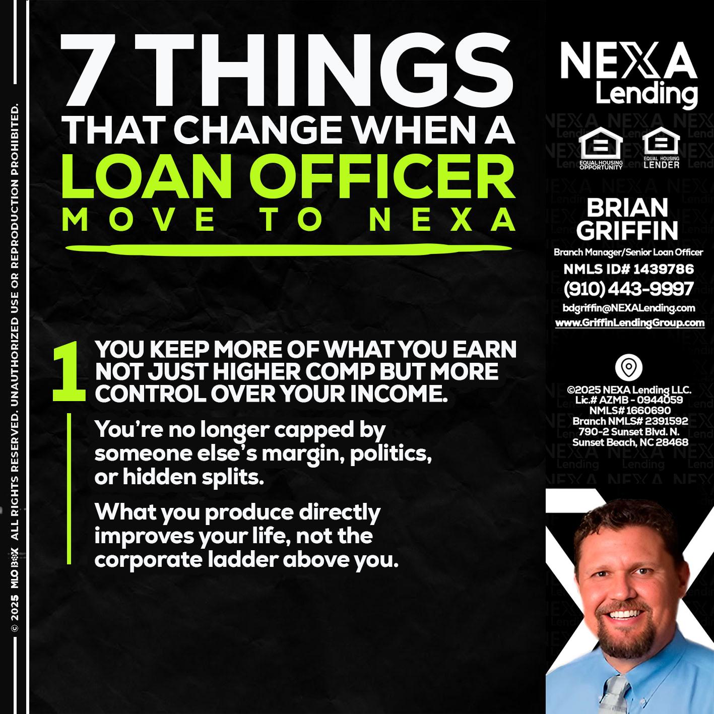 7 THINGS (1) - Brian Griffin -Senior Mortgage Consultant