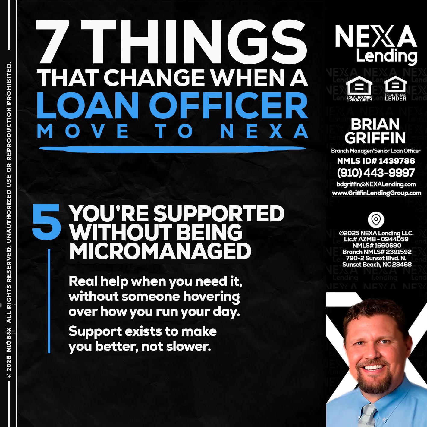 7 THINGS (5) - Brian Griffin -Senior Mortgage Consultant