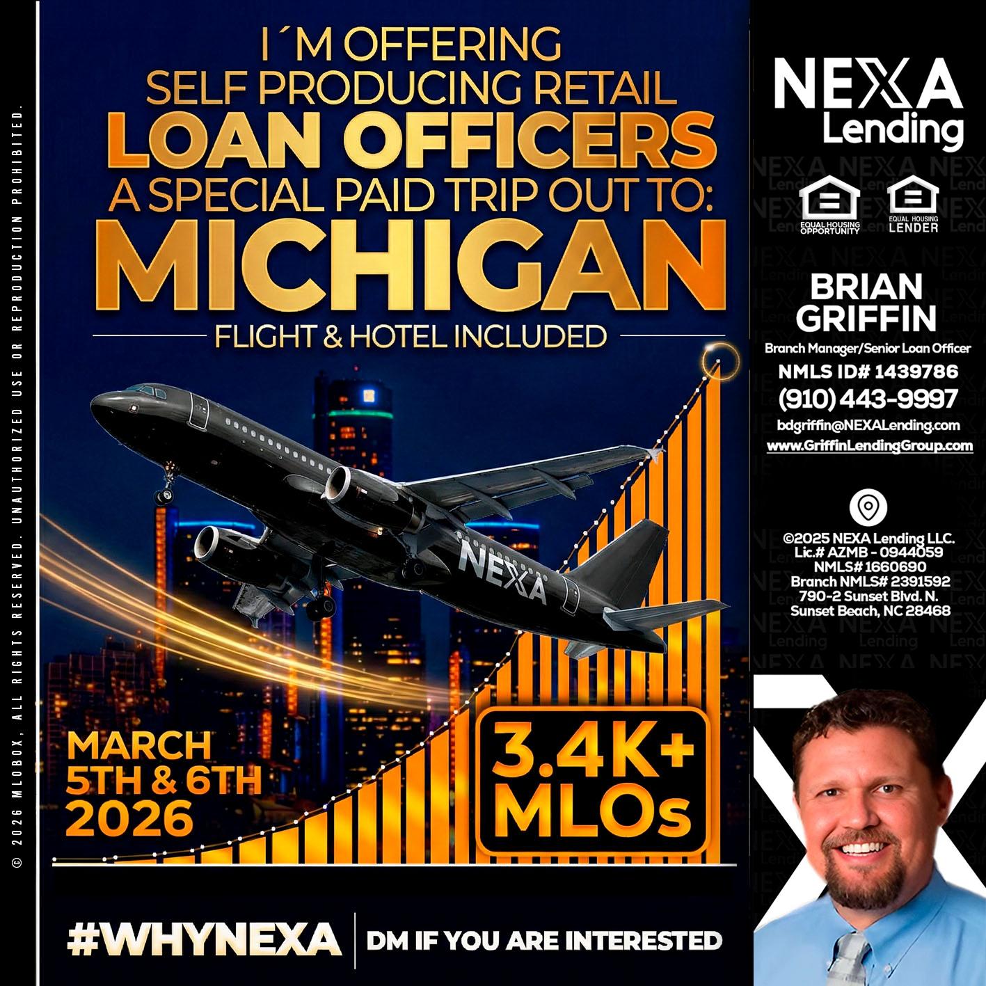 MICHIGAN - Brian Griffin -Senior Mortgage Consultant