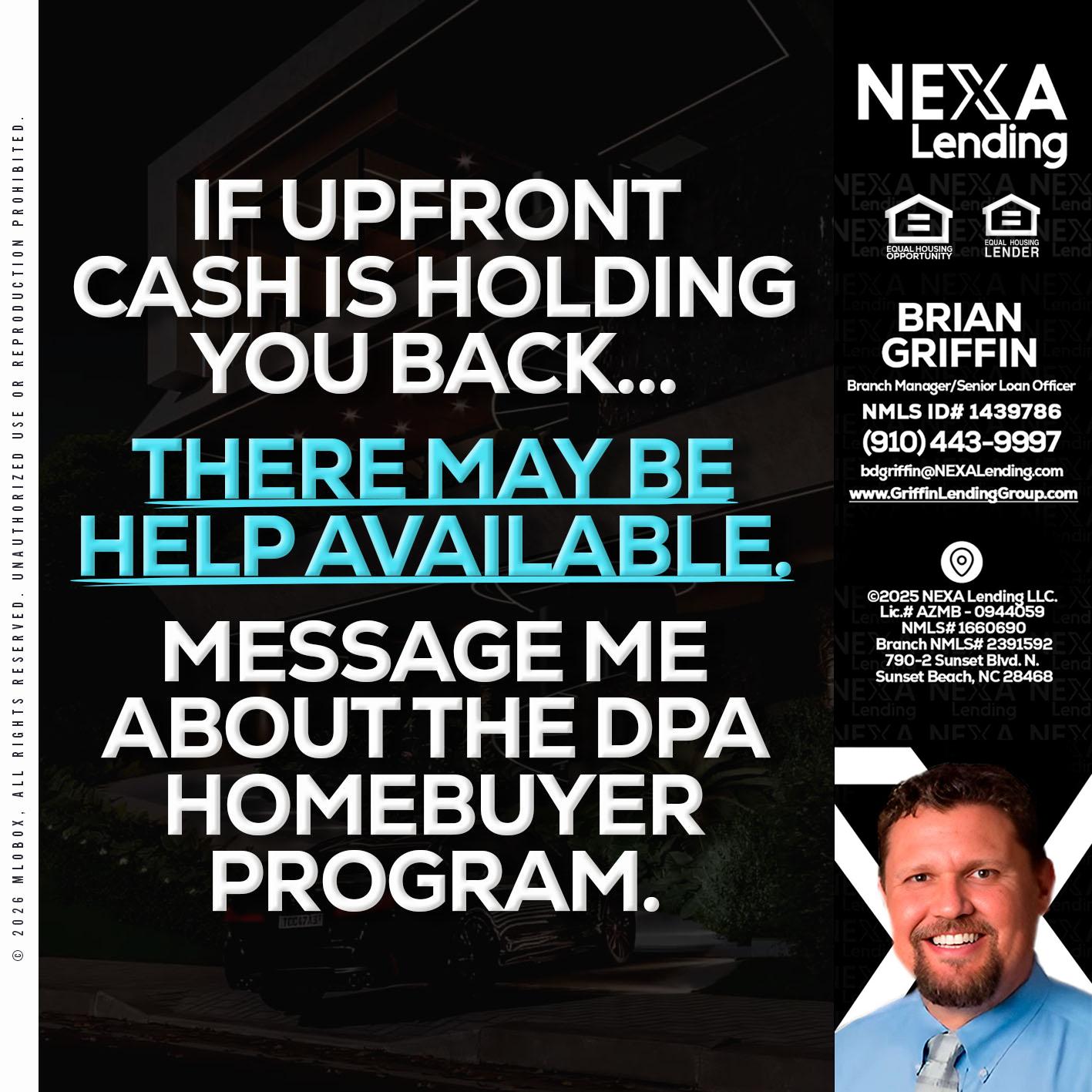 IF UPFRONT - Brian Griffin -Senior Mortgage Consultant