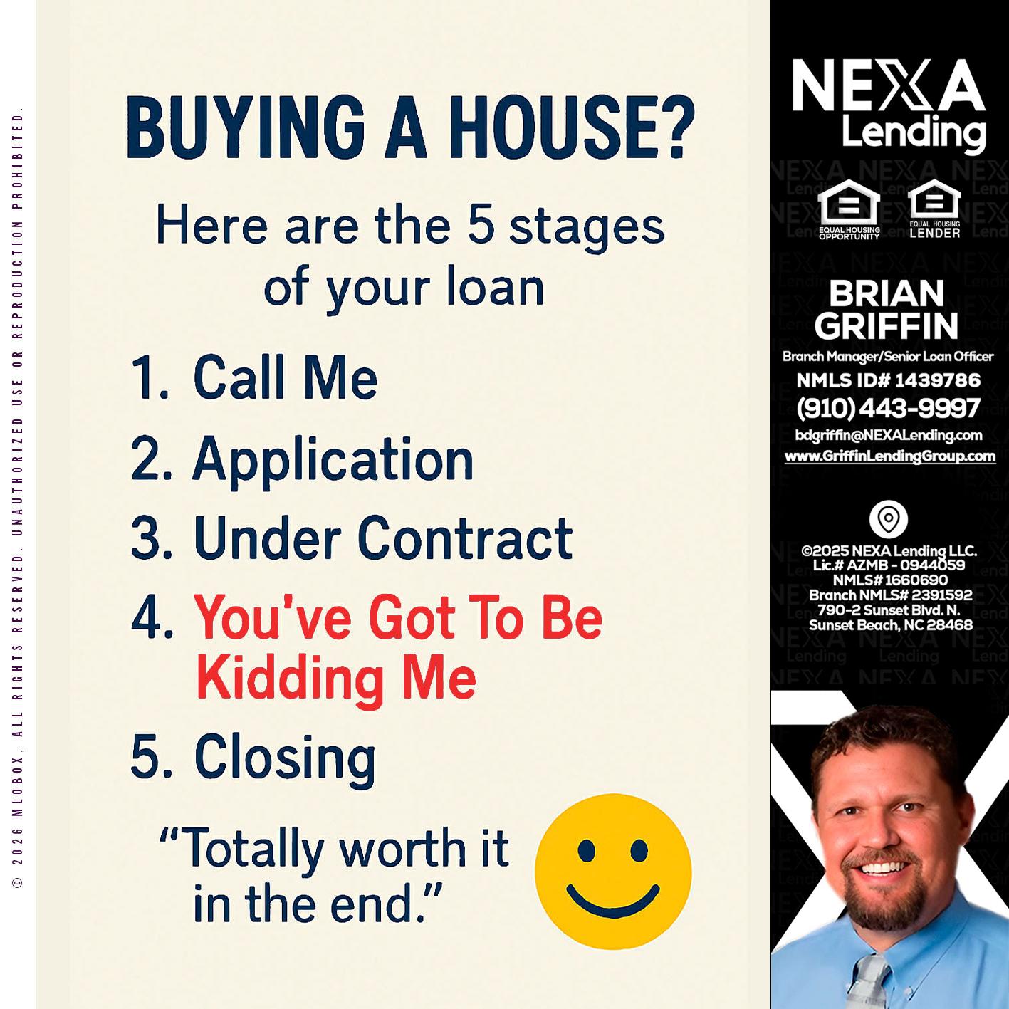 BUYING A HOUSE - Brian Griffin -Senior Mortgage Consultant