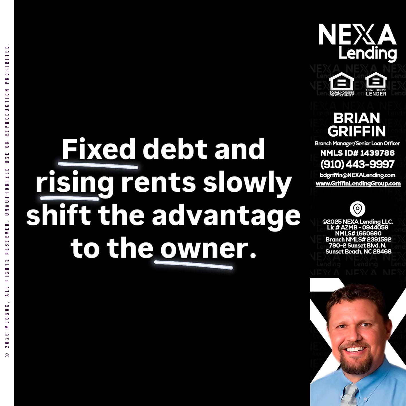 FIXED DEBT - Brian Griffin -Senior Mortgage Consultant