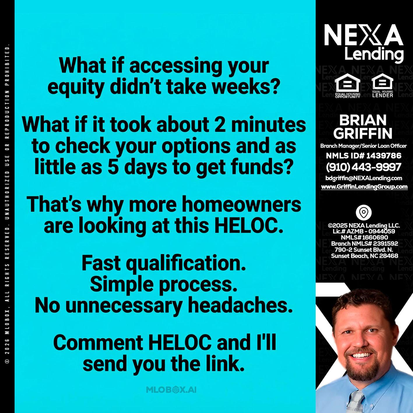 what if - Brian Griffin -Senior Mortgage Consultant