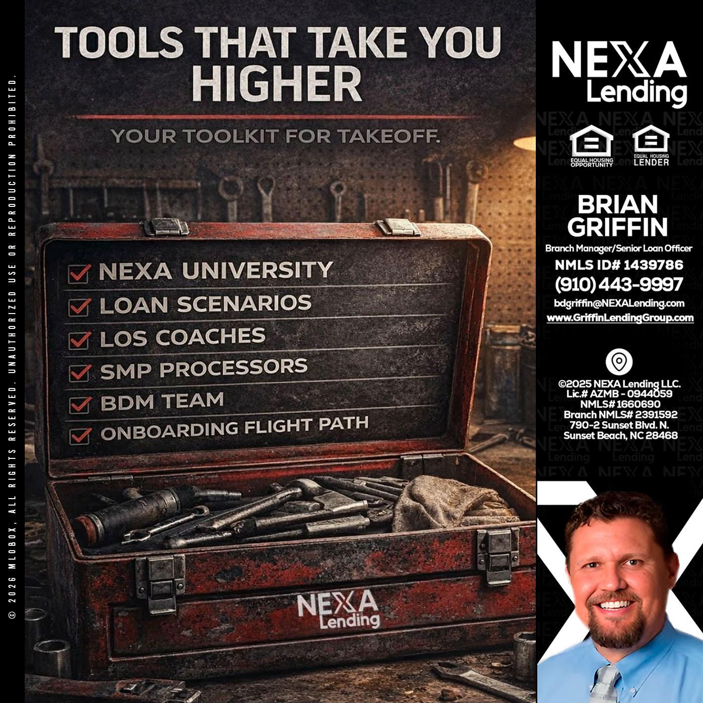 TOOLS THAT - Brian Griffin -Senior Mortgage Consultant