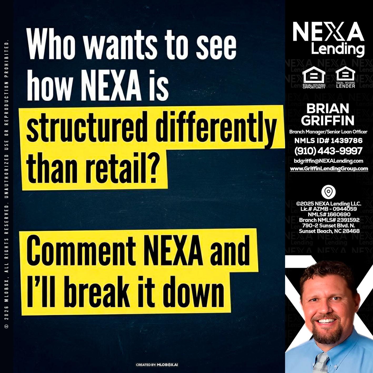 who want to see - Brian Griffin -Senior Mortgage Consultant