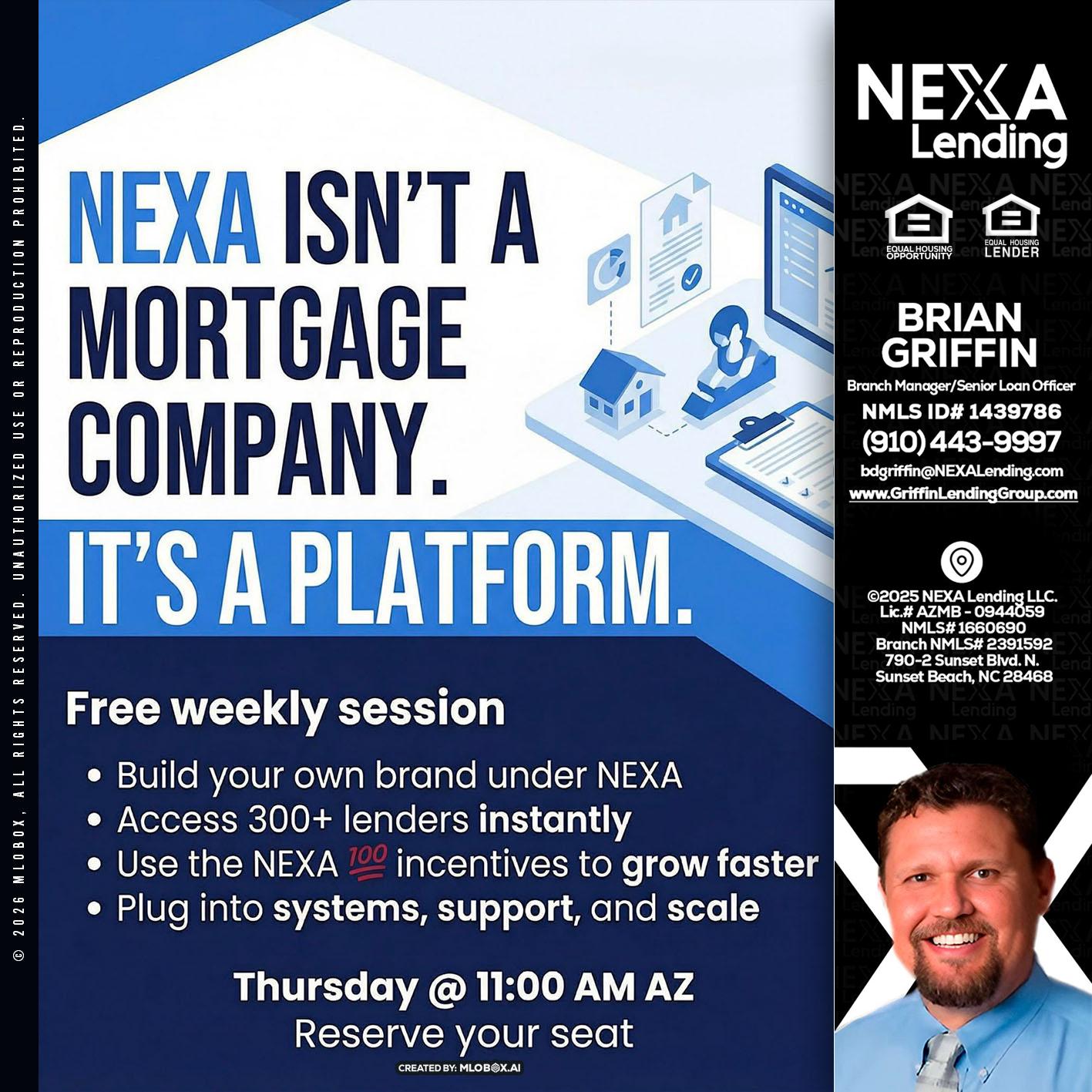 NEXA ISNT - Brian Griffin -Senior Mortgage Consultant