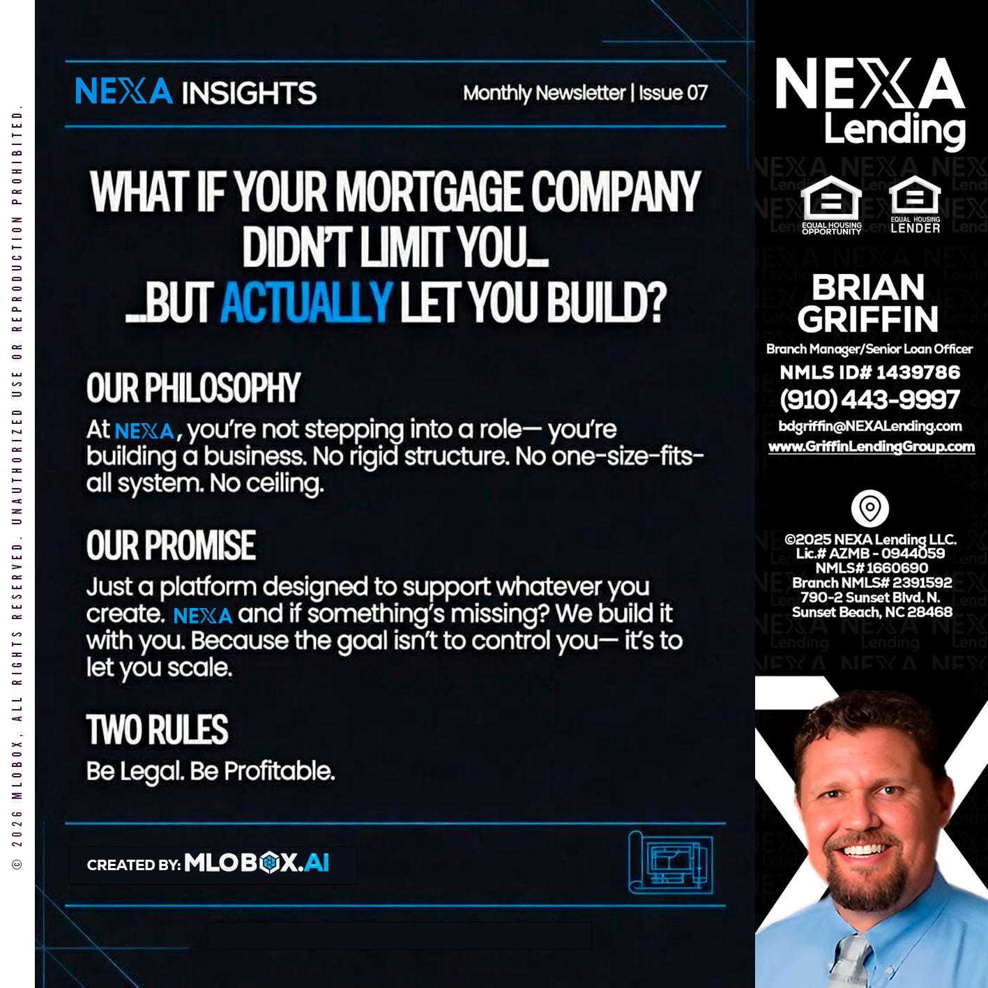 NEXA INSIGHTS - Brian Griffin -Senior Mortgage Consultant