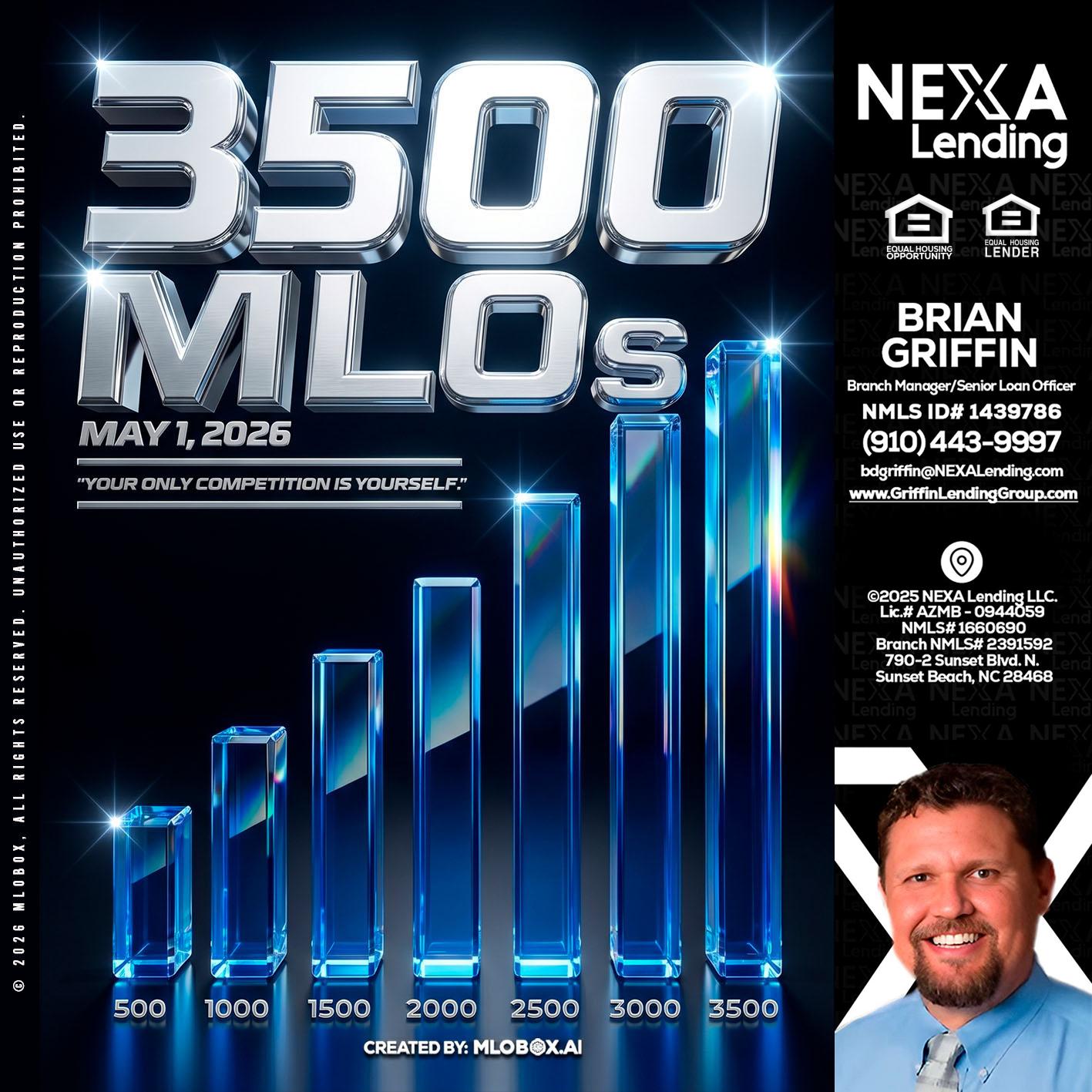 3500 MLOs - Brian Griffin -Senior Mortgage Consultant