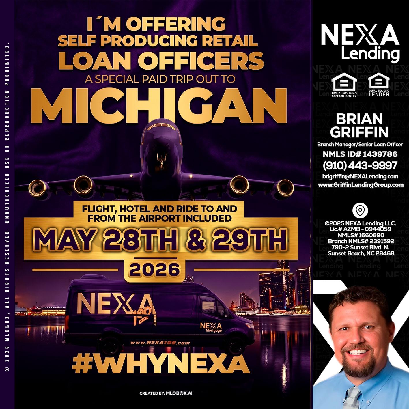 MICHIGAN - Brian Griffin -Mortgage Broker