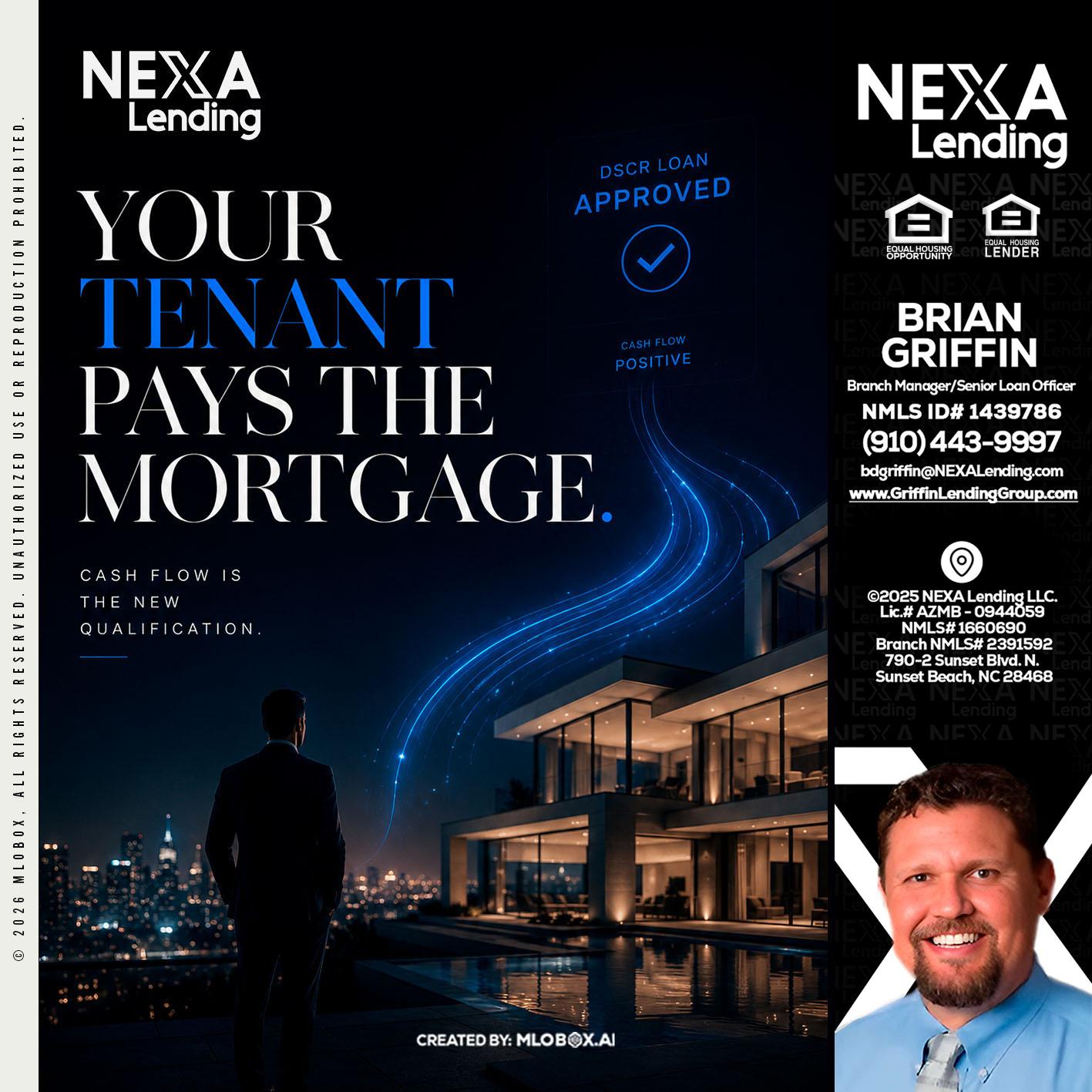 DSCR LOANS - Brian Griffin -Mortgage Broker