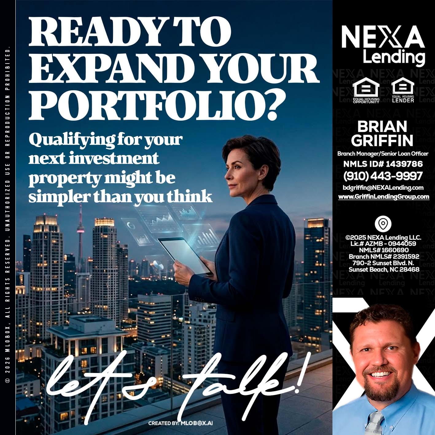READY TO EXPAND - Brian Griffin -Mortgage Broker