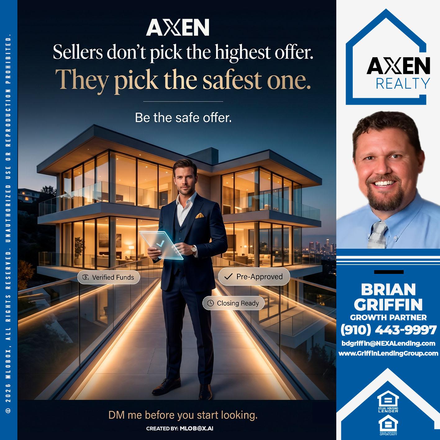 seller's don't pick - Brian Griffin -Mortgage Broker