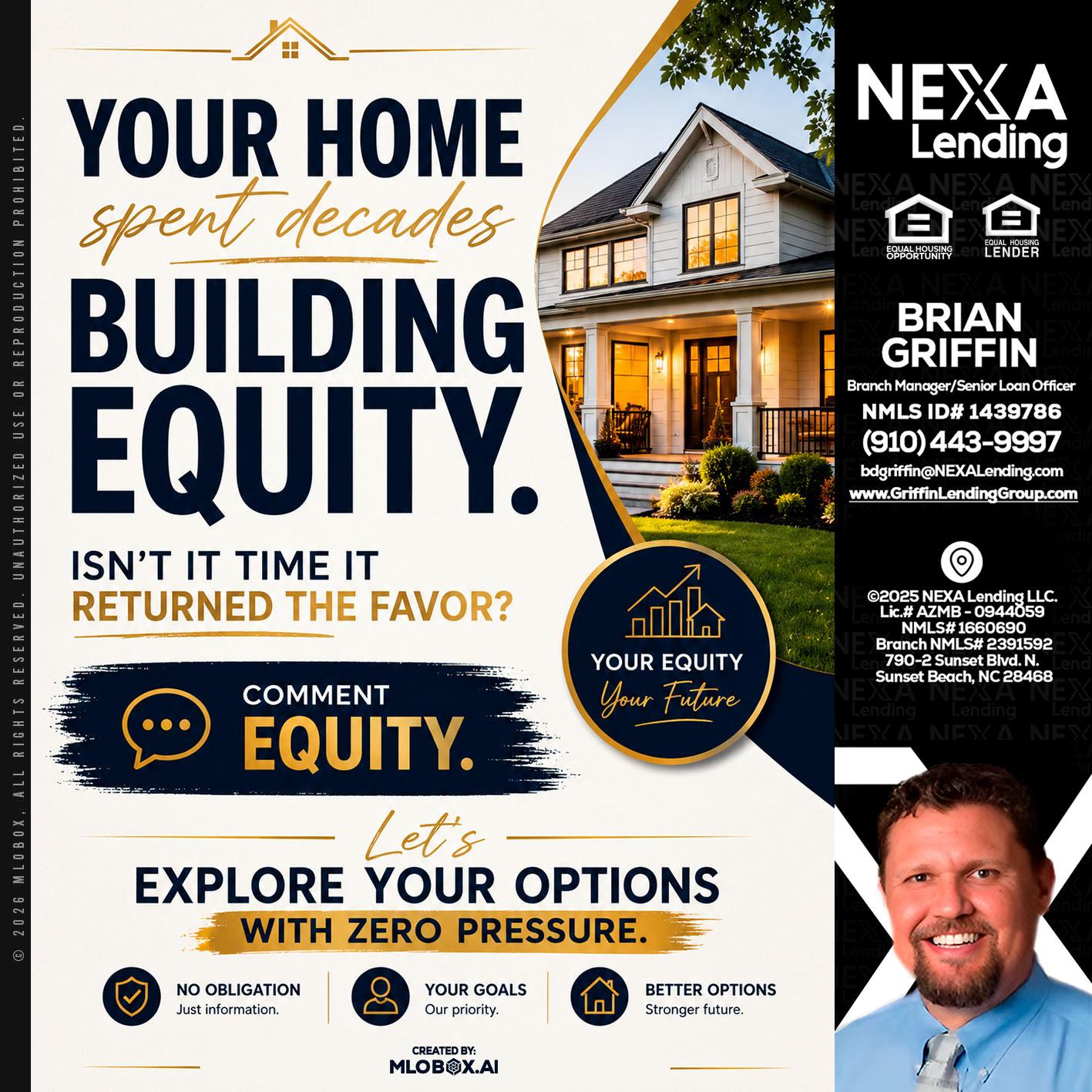 building equity - Brian Griffin -Mortgage Broker