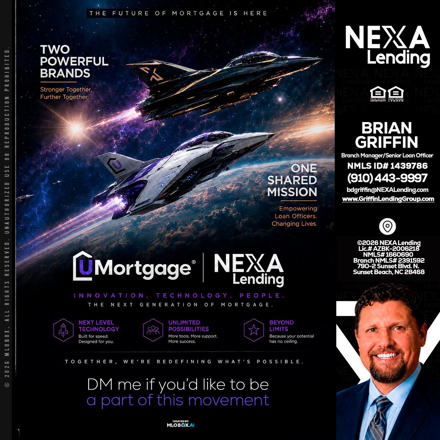 U Mortgage + NEXA lending - Brian Griffin -Mortgage Broker