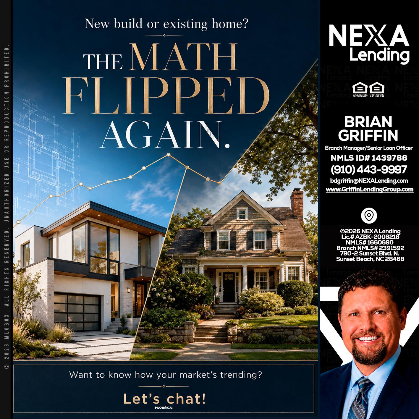 THE MATH FLIPED - Brian Griffin -Mortgage Broker