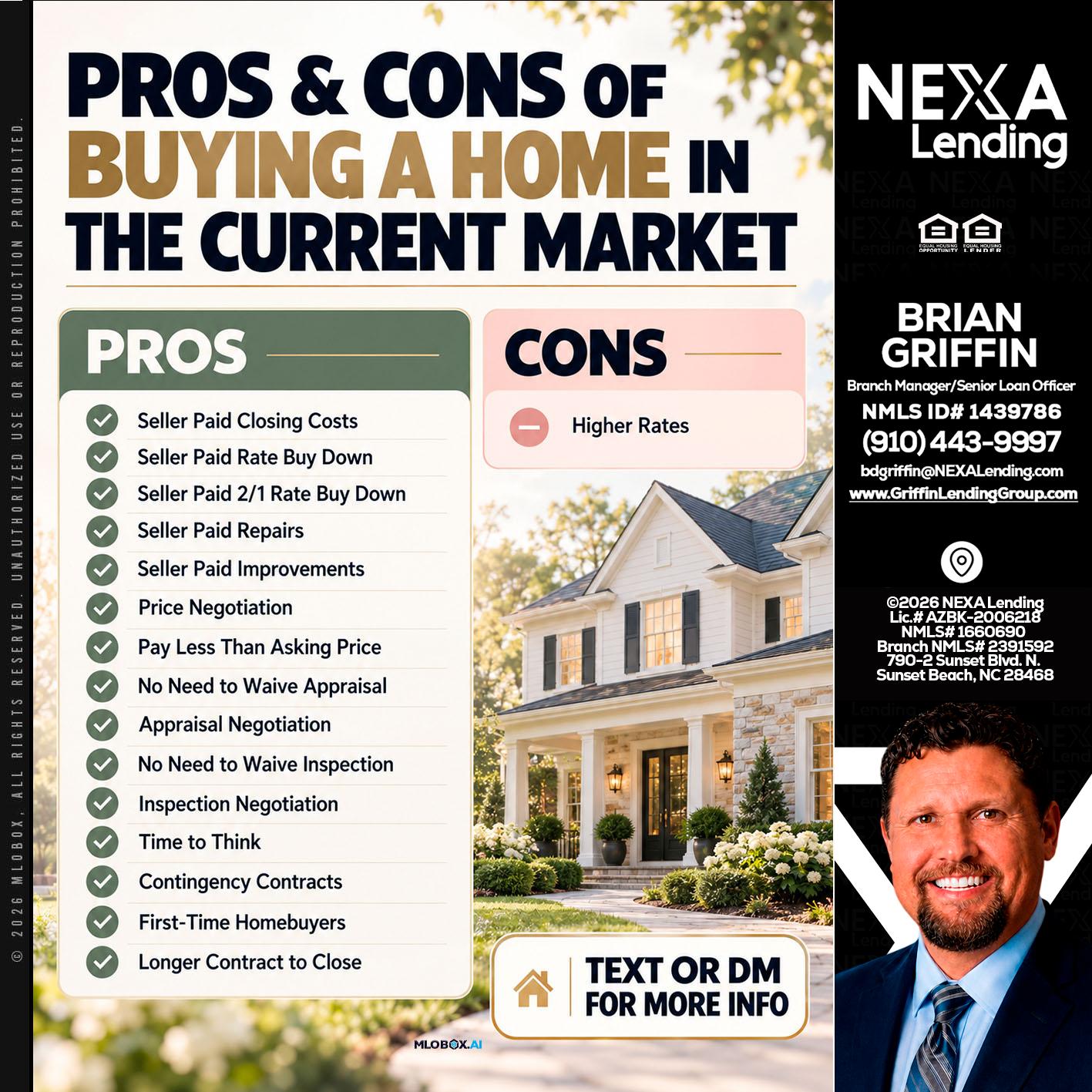 pros and cons - Brian Griffin -Mortgage Broker