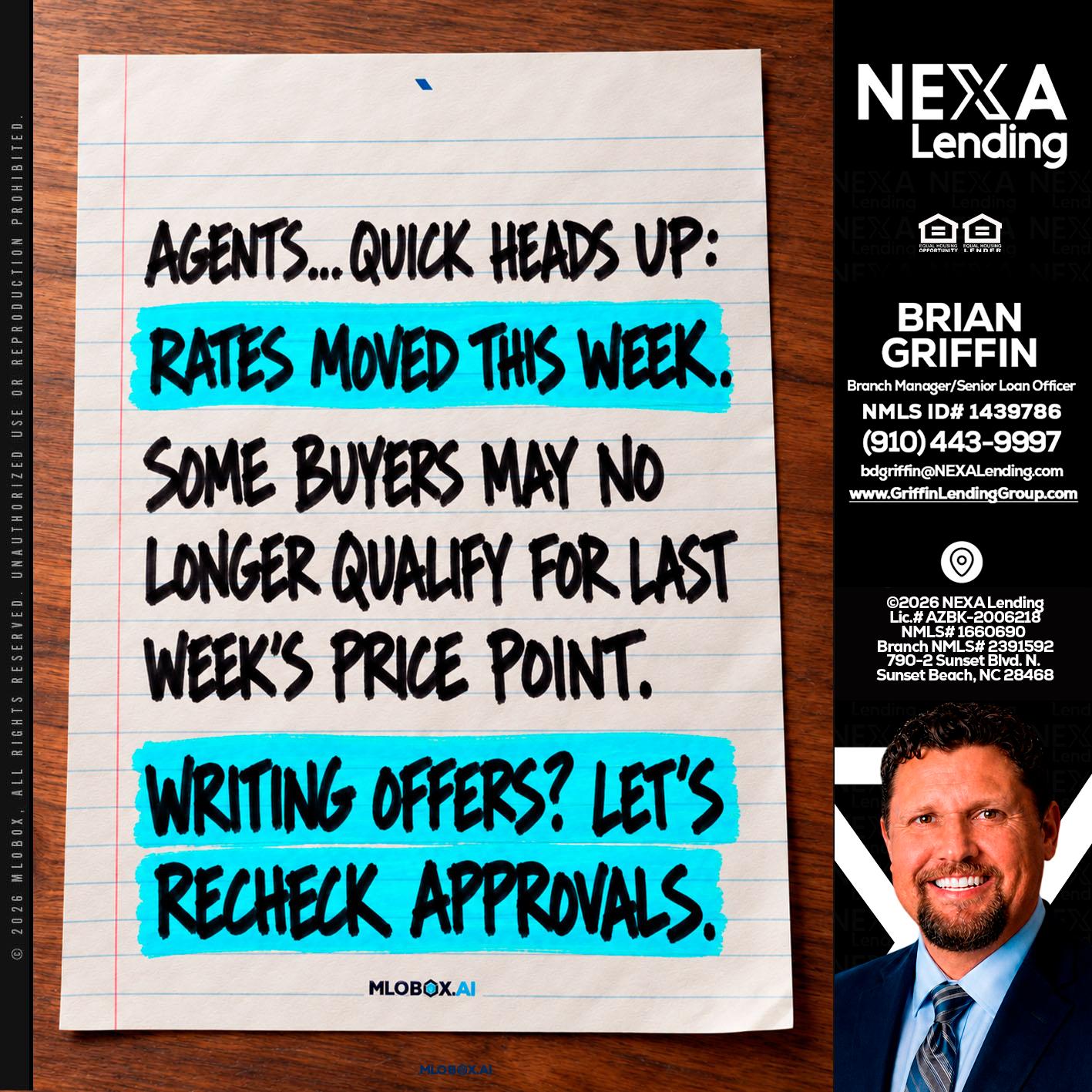 AGENTS - Brian Griffin -Mortgage Broker
