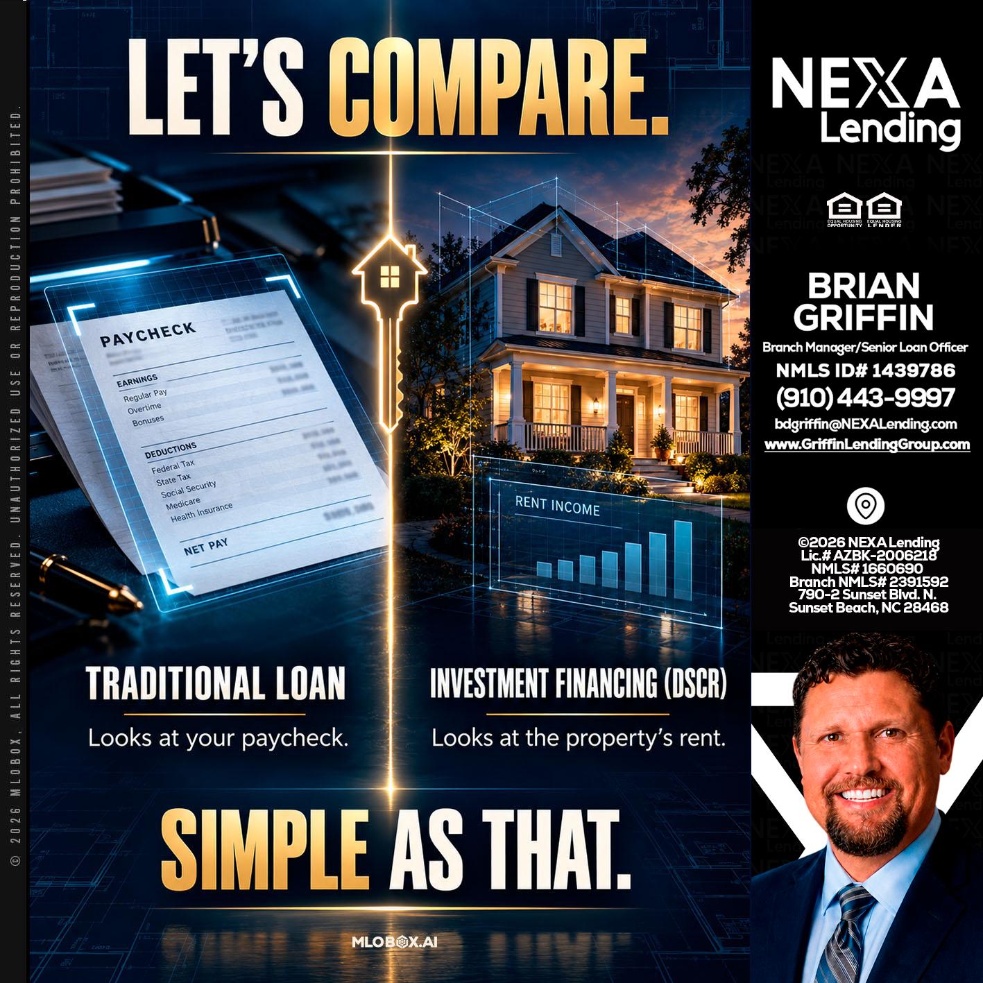 lets compare - Brian Griffin -Mortgage Broker