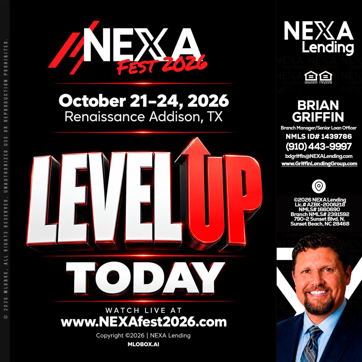 LEVEL UP TODAY - Brian Griffin -Mortgage Broker