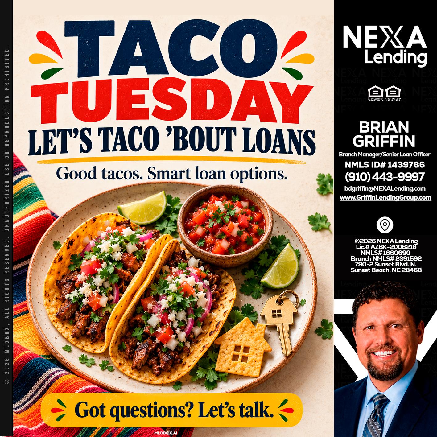 taco Tuesday - Brian Griffin -Mortgage Broker