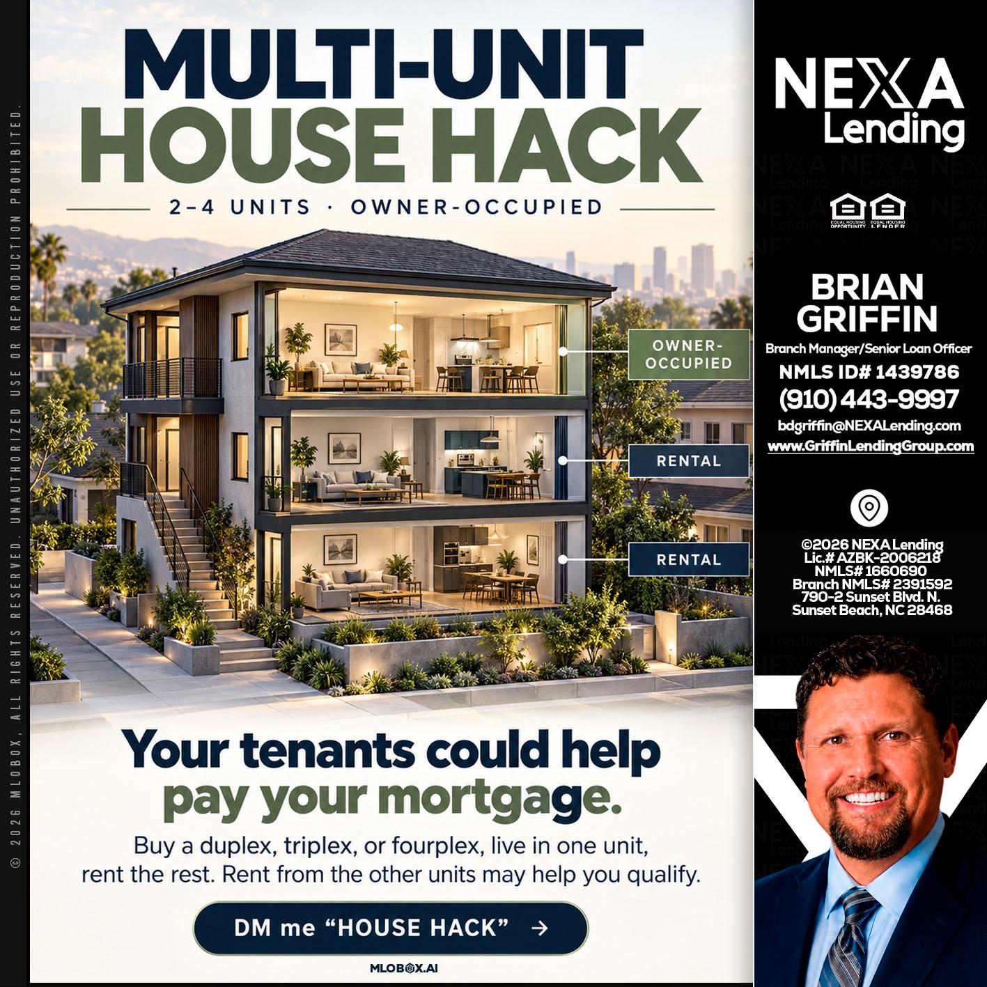 MULTI UNIT - Brian Griffin -Mortgage Broker